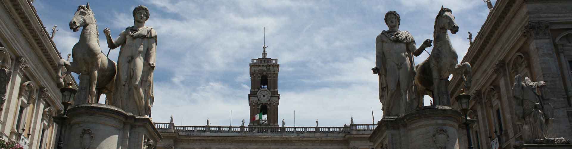 Piazza del Campidoglio con i Musei Capitolini